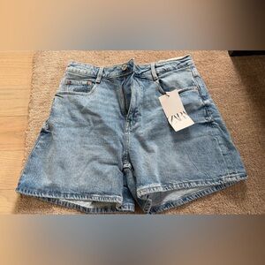 Zara Mom Denim Shorts